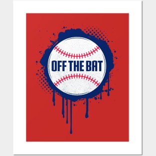 OTB Baseball Drip Posters and Art